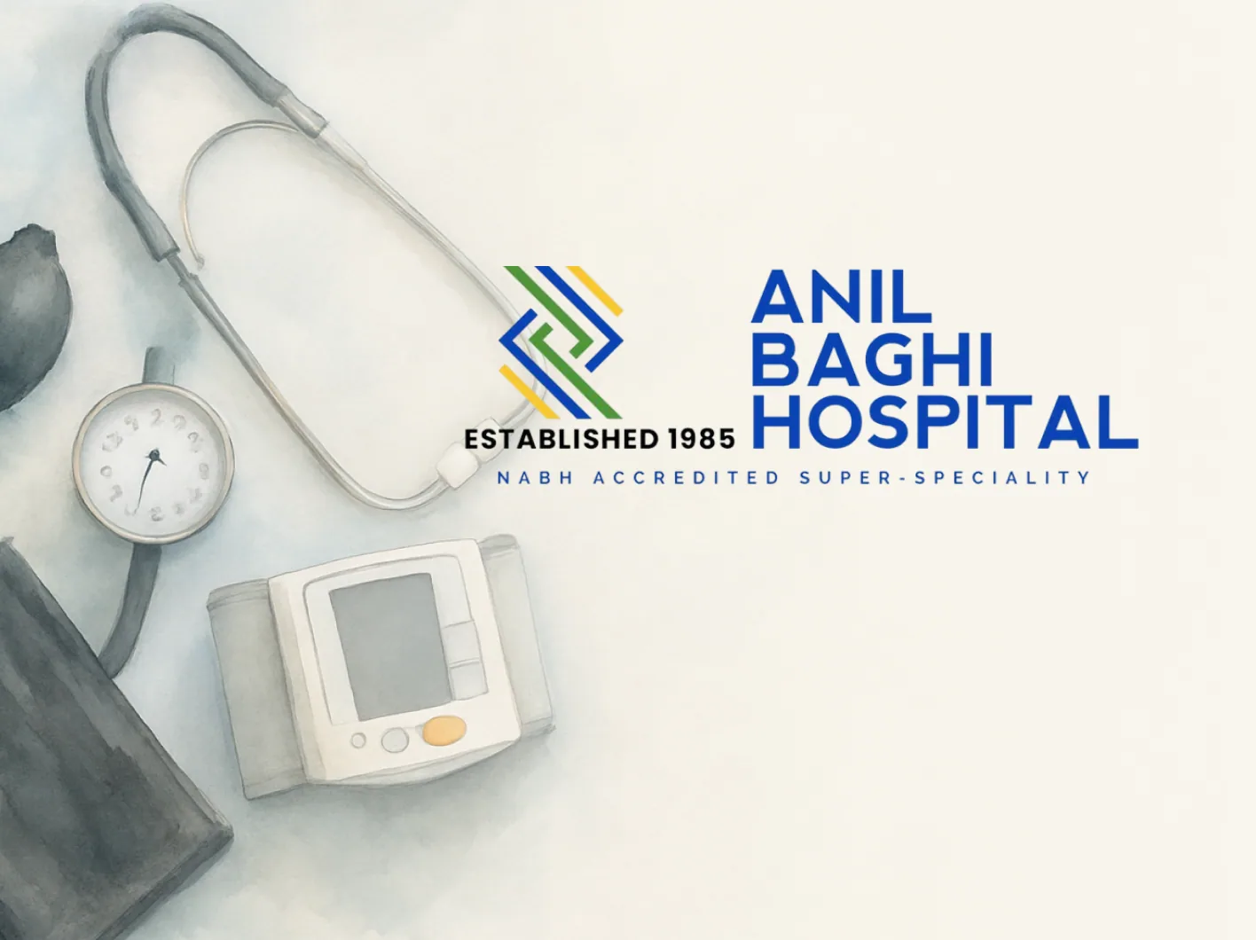 Anil Baghi Hospital Website showcase